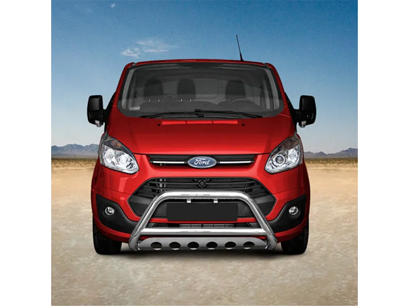 Frontbügel mit Unterfahrschutz - Hauptrohr Ø 70mm passend für Ford Transit Custom ab 2012