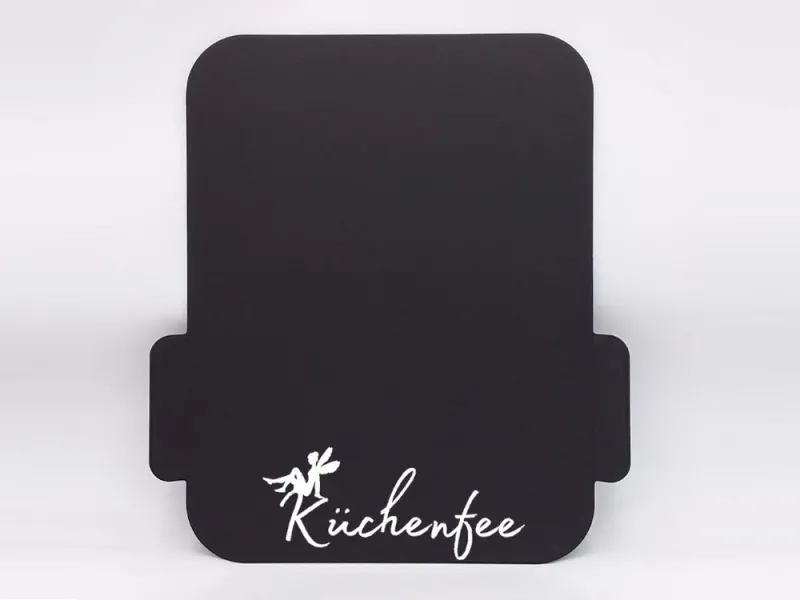 Gleitbrett für KitchenAid® mit Griffen Alu schwarz matt robust KÜCHENFEE