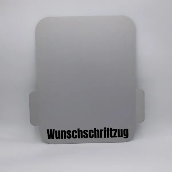 Gleitbrett passend für Silvercrest Monsieur Cuisine® Alu silber matt robust PERSONALISIERT