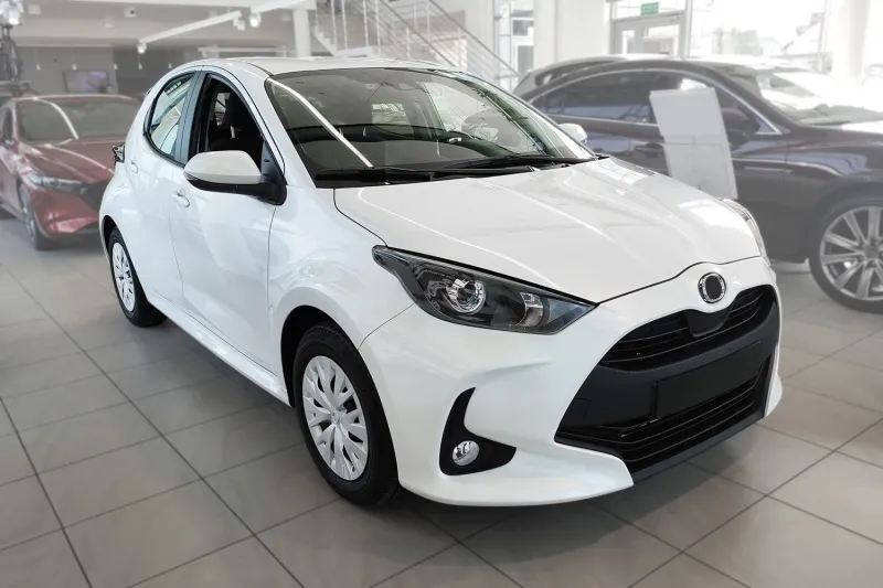 GRAPHIT Ladekantenschutz Edelstahl passend für Mazda 2 IV Hybrid ab 03/2022