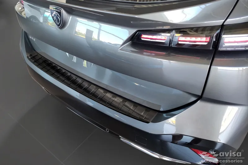 GRAPHIT Ladekantenschutz Edelstahl passend für Peugeot 308 SW Kombi ab 10/2021
