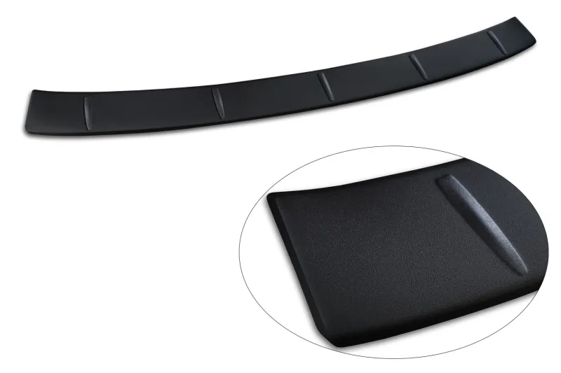 GRAPHIT Ladekantenschutz Edelstahl schwarz passend für BMW 5er Touring (G31) ab FL 2020 - 2024 M-Paket