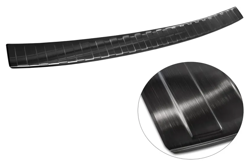 GRAPHIT schwarz Edelstahl Ladekantenschutz passend für VW T7 6/2021 - 2024