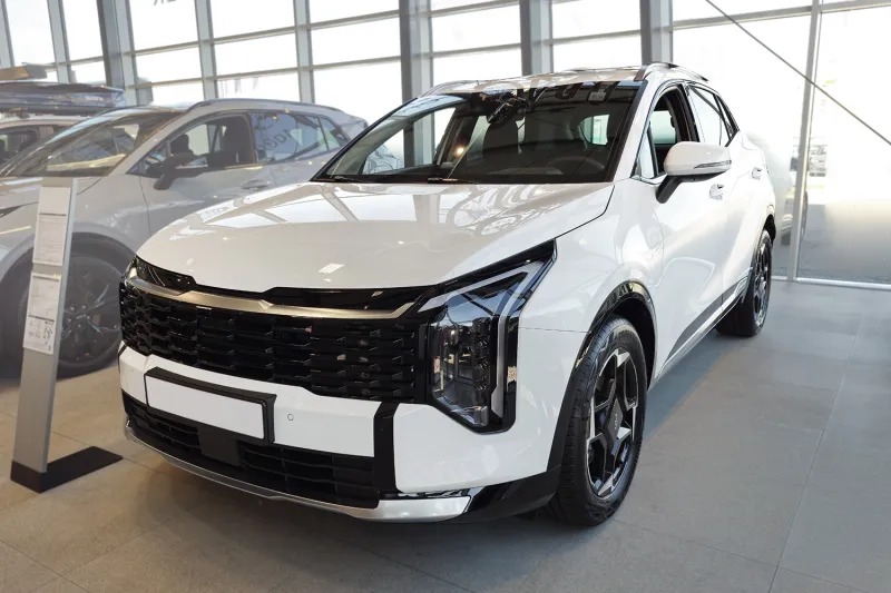 GRAPHIT schwarz Ladekantenschutz Edelstahl passend für Kia Sportage V (NQ5) ab FL 05/2025