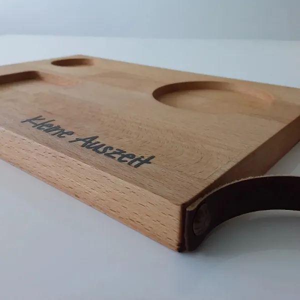 Holztablett FOR ONE für die kleine Auszeit zwischendurch von Ideenreich