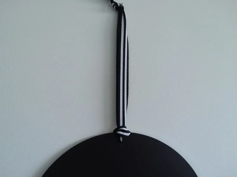 Ideenreich Design Deko Board Alu schwarz mit 3D Holzschriftzug |Ahoi|