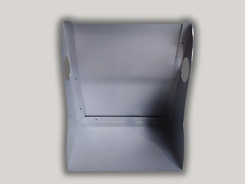 Montageplatte für Wallbox Schutzdach Alu Inox | Größe 1