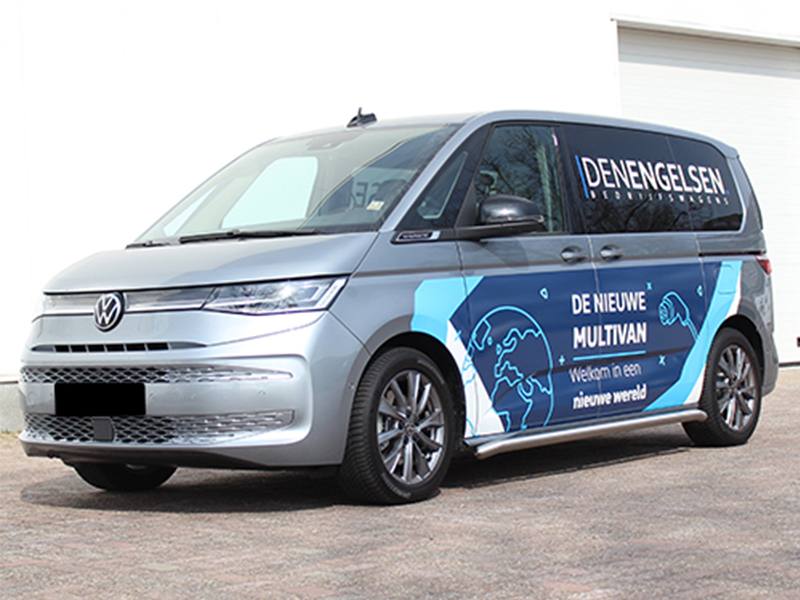 Schwellerrohr Set Edelstahl matt gebogen passend für VW T7 Transporter ab 2024 (L2)
