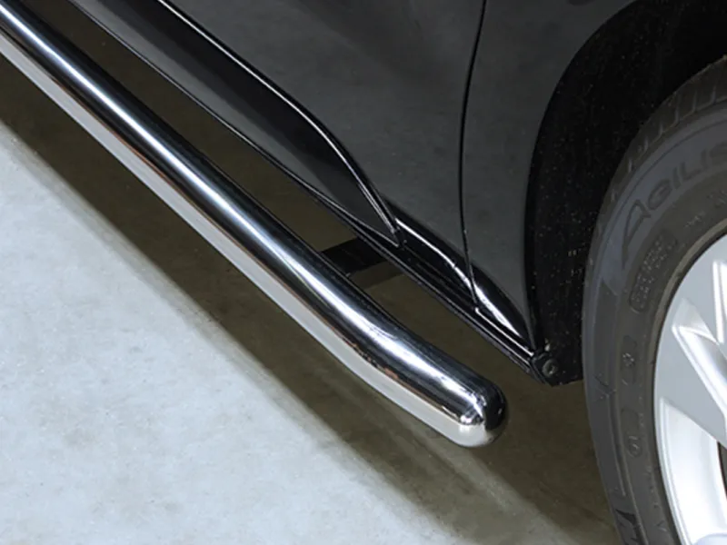 Schwellerrohr Set Edelstahl poliert gebogen passend für Mercedes Sprinter (W906) 2006-2018 (L3) RWD