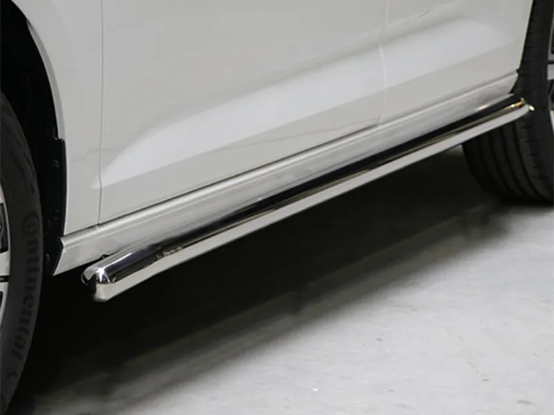 Schwellerrohr Set Edelstahl poliert gebogen passend für VW Caddy Cargo V ab 2020 (L1)