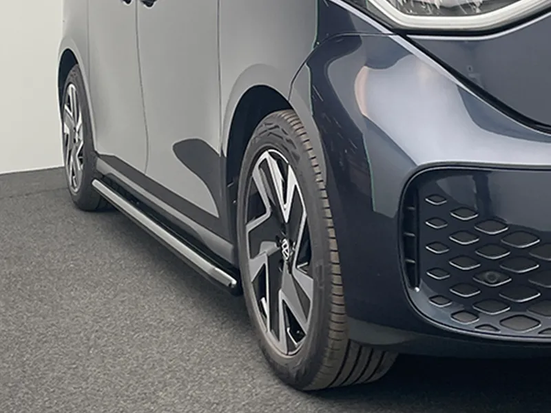 Schwellerrohr Set Edelstahl schwarz passend VW ID.Buzz ab 2022 (L2)
