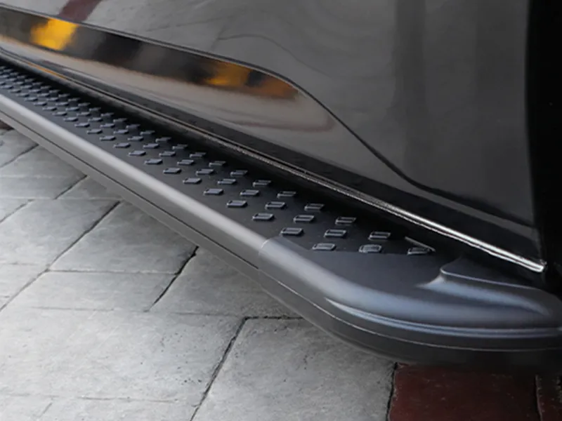 Trittbretter Alu/ABS schwarz passend für Ford Transit Custom 2012 - 2018 (L1)