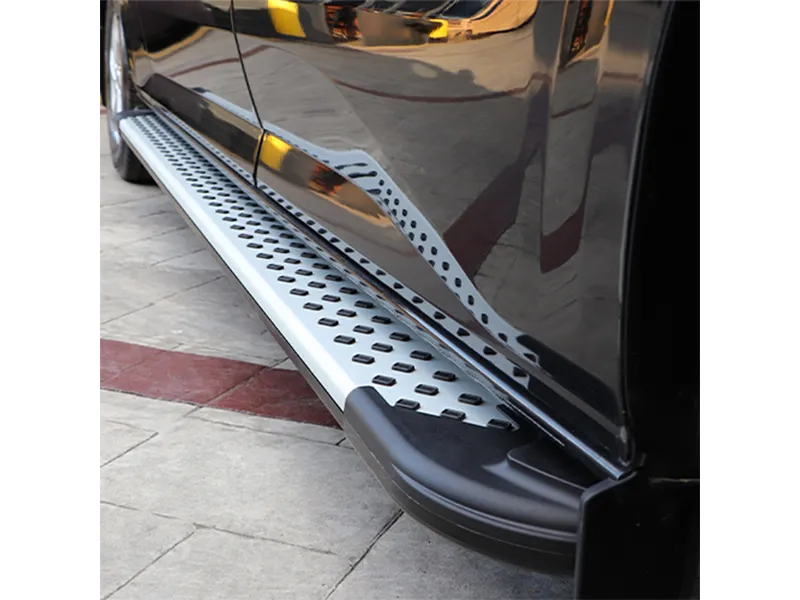 Trittbretter Alu/ABS silber passend für Ford Transit Custom II ab 2023 (L2)