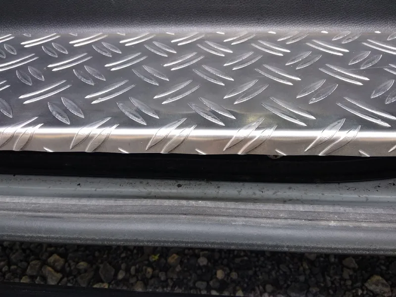Trittschutzblech-Set (2) Alu Riffel passend für Fiat Ducato 3 ab 2006