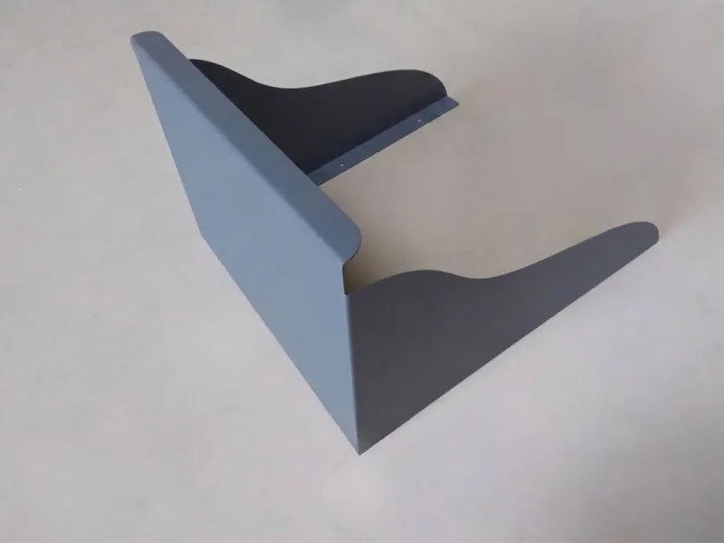 Wallbox-Schutzdach walliiBoxx© mit spezieller Dachneigung Alu anthrazit (RAL 7016) | Größe 2