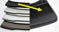 RGM® Ladekantenschutz ABS Kunststoff schwarz matt passend für Opel Vivaro B ab 2014-7/2019 gerippt
