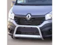 Frontbügel mit Querplatte Edelstahl Ø 63mm passend für Renault Trafic III 2014 - 2022
