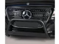 Frontbügel mit Querplatte Edelstahl schwarz Ø 63mm passend für Mercedes V-Klasse ab 2024 Frontbügel mit Querplatte Edelstahl schwarz Ø 63mm passend für Mercedes V-Klasse ab 2024