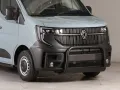 Frontbügel mit Querplatte Edelstahl schwarz Ø 63mm passend für Renault Master IV ab 2024 Frontbügel mit Querplatte Edelstahl schwarz Ø 63mm passend für Renault Master IV ab 2024
