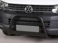 Frontbügel mit Querplatte Edelstahl schwarz Ø 63mm passend für VW T6 2015 - 2019 Frontbügel mit Querplatte Edelstahl schwarz Ø 63mm passend für VW T6 2015 - 2019