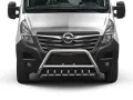 Frontbügel mit Unterfahrschutz Edelstahl Ø 70 mm passend für Opel Movano B FL 2019 - 2022 Frontbügel mit Unterfahrschutz Edelstahl Ø 70 mm passend für Opel Movano B FL 2019 - 2022