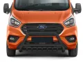 Frontbügel mit Unterfahrschutz Edelstahl schwarz Ø 70 mm passend für Ford Transit Custom 2018 - 2023 Frontbügel mit Unterfahrschutz Edelstahl schwarz Ø 70 mm passend für Ford Transit Custom 2018 - 2...