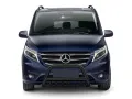 Frontbügel mit Unterfahrschutz Edelstahl schwarz Ø 70 mm passend für Mercedes Vito 2020 - 2024 Frontbügel mit Unterfahrschutz Edelstahl schwarz Ø 70 mm passend für Mercedes Vito 2020 - 2024