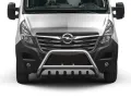 Frontbügel mit Unterfahrschutzplatte Edelstahl Ø 70 mm passend für Opel Movano B FL 2019 - 2022 Frontbügel mit Unterfahrschutzplatte Edelstahl Ø 70 mm passend für Opel Movano B FL 2019 - 2022