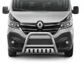 Frontbügel mit Unterfahrschutzplatte Edelstahl Ø 70 mm passend für Renault Trafic III 2014 - 2022
