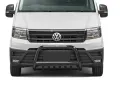Frontbügel mit Unterfahrschutzplatte Edelstahl schwarz Ø 70 mm passend für VW Crafter 2017 - 2022 Frontbügel mit Unterfahrschutzplatte Edelstahl schwarz Ø 70 mm passend für VW Crafter 2017 - 2022
