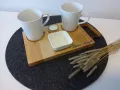 Holztablett FOR TWO für die kleine Auszeit zwischendurch von Ideenreich