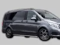 Schwellerrohr Set Edelstahl matt gebogen passend für Mercedes Vito 2003-2014 (L3)