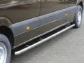 Schwellerrohr Set Edelstahl poliert gebogen passend für Mercedes Sprinter III ab 2018 (L3/L4) RWD