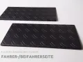 Trittschutzblech-Set (2) Alu Riffel schwarz passend für Fiat Ducato 3 ab 2006