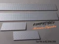 Trittschutzblech-Set (4) Alu Riffel matt passend für Mercedes Sprinter W906 2006 - 2018
