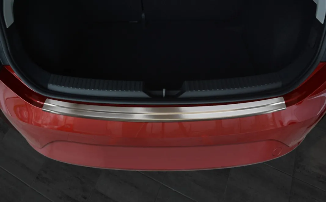 Ladekantenschutz V2A silber passend für Seat Leon 3 Schrägheck
