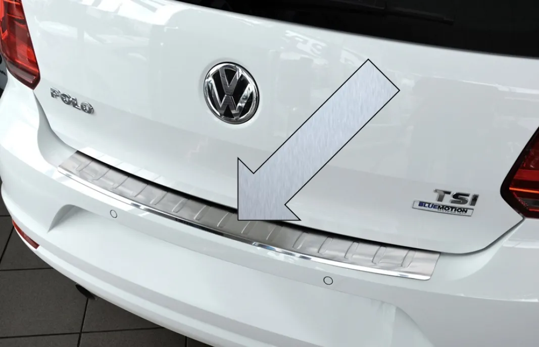 Ladekantenschutz V2A silber passend für VW Polo Typ 6R