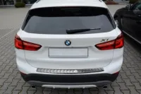 Ladekantenschutz Edelstahl mit Abkantung passend für BMW X1 F48 ab Bj. 2015