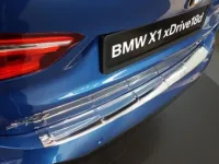 Ladekantenschutz Edelstahl mit Abkantung passend für BMW X1 F48 ab 11/2014 nur M-Stoßstange