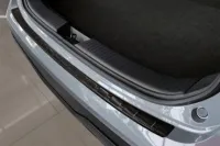GRAPHIT Ladekantenschutz Edelstahl schwarz passend für Nissan Qashqai 3 Typ J12 ab 2/2021