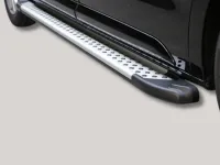 Trittbrett Alu/ABS silber/schwarz passend für Ford Transit Custom ab 2012+2018 L1