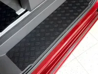 Trittschutzblech-Set (3tlg.) Alu Riffel schwarz passend für Fiat Scudo III ab 2021