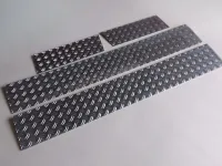 Trittschutzblech-Set (4tlg.) Alu Riffel passend für Fiat Scudo III ab 2021