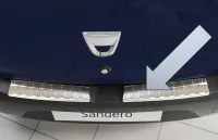 CLASSIC Ladekantenschutz Edelstahl passend für Dacia Sandero 2. Gen. ab 2012 - 2021