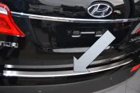 CLASSIC Ladekantenschutz Edelstahl passend für Hyundai Santa Fe Typ DM ab 2012 - 1/2018