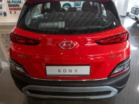 Ladekantenschutz Edelstahl gebürstet matt passend für Hyundai Kona + Elektro 2017-2023