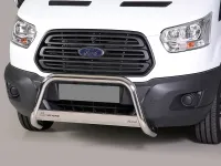Frontbügel mit Querplatte Edelstahl Ø 63mm passend für Ford Transit 2014 - 2024