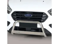 Frontbügel mit Querplatte Edelstahl Ø 63mm passend für Ford Transit Custom 2018 - 2023