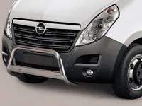 Frontbügel mit Querplatte Edelstahl Ø 63mm passend für Opel Movano 2010 - 2022