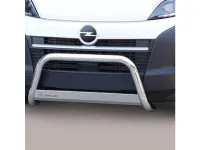 Frontbügel mit Querplatte Edelstahl Ø 63mm passend für Opel Movano Electric ab 2024